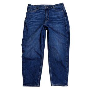 American Eagle Mom Stretch Women’s Jeans Size 16 Short Blue